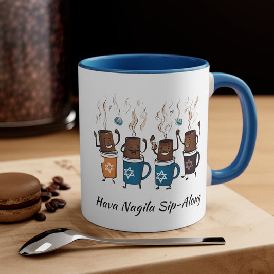 Hava Nagila Sip-Along Coffee Mug, 11oz